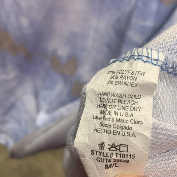 MTS Tie dye Cropped Sweatshirt - Picture 5 of 6